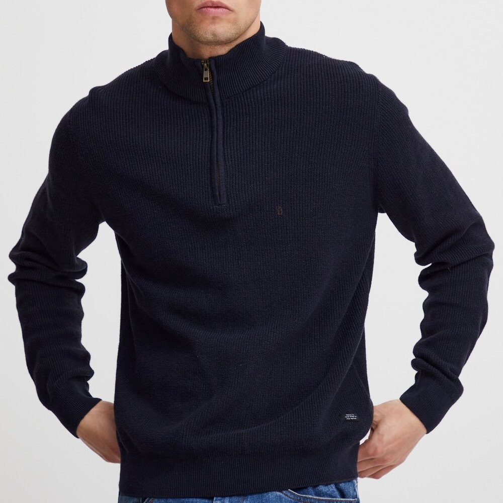 Blend Black Codford Half Zip Pullover